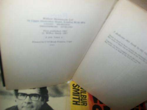 WILBUR SMITH - RAGE - FIRST EDITION 1987