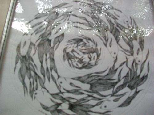 HELEN VALE XENOS FRAMED FISHES SIGNED BY SOUTH AFRICAN ARTIST -  NUMBERED PRINT 21/50