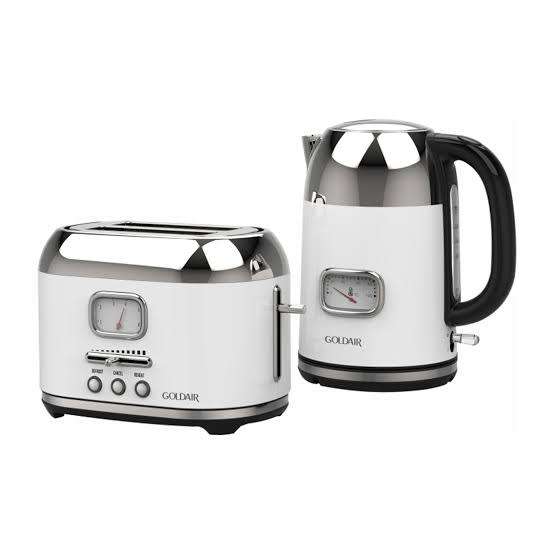 Goldair 2pc Retro breakfast pack**WHITE*