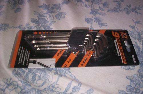 9 PIECE LONG ALLEN KEY SET BALLPOINT
