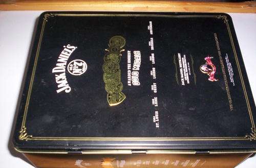 JACK DANIEL'S NO 7  TIN AND CERTIFICATE
