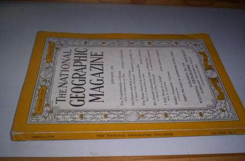 NATIONAL GEOGRAPHIC BOOK  JANUARY 1939