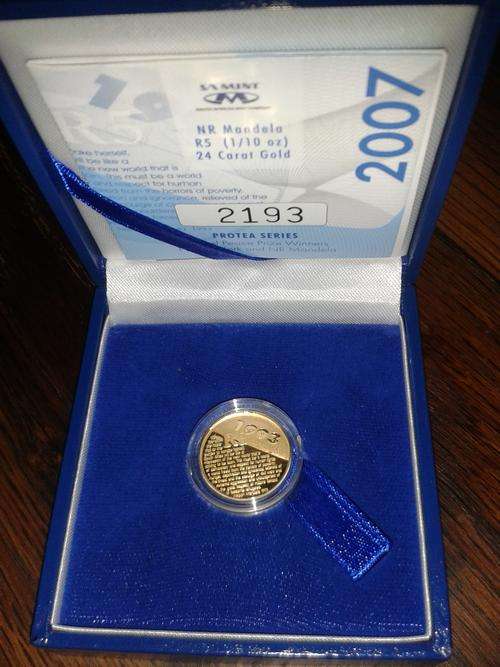 Protea 1/10 Oz Mandela Gold Coin