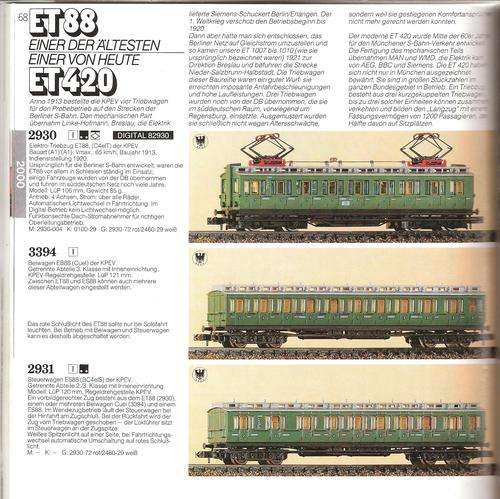ARNOLD ELECTRIC TRIEBZUG WITH SECOND AND THIRD CLASS COACHES