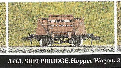 GRAHAM FARISH No3413 sheepbridge hopper wagon