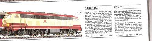 FLEISCHMANN N GAUGE DIESEL LOCO 64234 DISPLAYED NO BOX