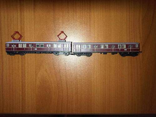 MINITRAIN RIVROSSI CAR AND TRAILER CAR OF DB
