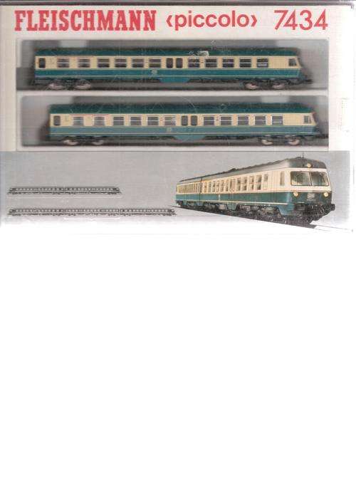 FLEISCHMANN PICCOLO 7434 BOXED 2 CAR SET