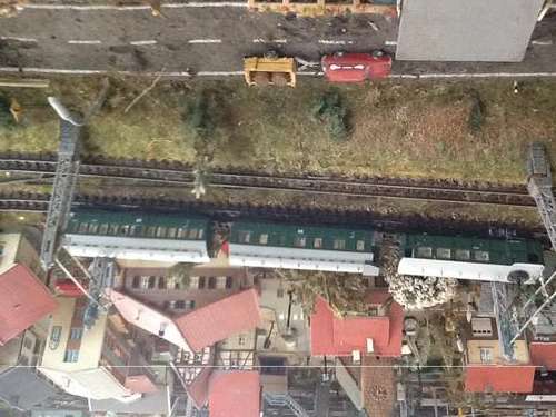 ARNOLD N GAUGE DAMPFTRIEBWAGEN  82923 WITH 2 CARRIDGE SET