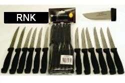 EETRITE 12 Pack Steak Knives Lasher Edge 