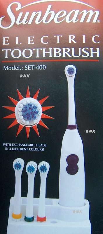 Sunbeam Electric (Batteries) Toothbrush Model.SET-400