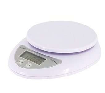 ELECTRONIC DIGITAL KITCHEN SCALE - WHITE