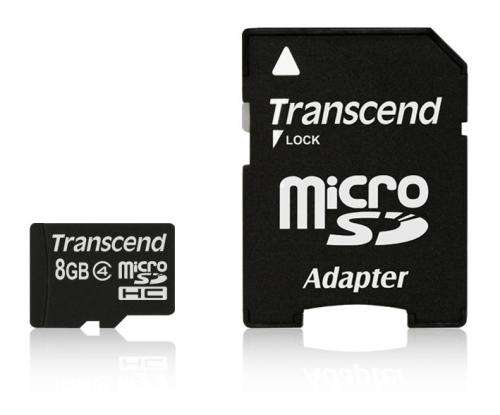 Transcend MircoSDHC Class 4 Memory Cards
