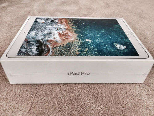 The New 10.5 Inch Silver 256GB iPad Pro WiFi-Cell Brand New Sealed In Box + Accessories & Warranty