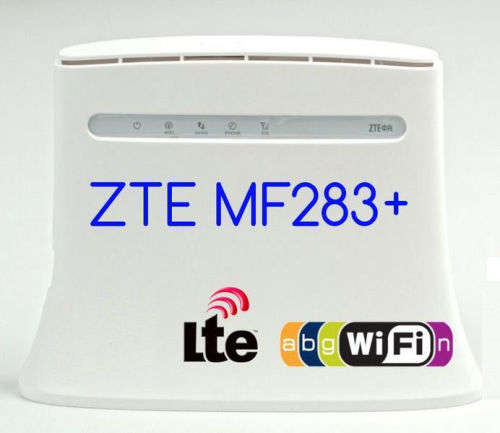 ZTE MF283+ LTE Wireless Router For Home/Office Brand New Sealed In The Box Unused + Accessories