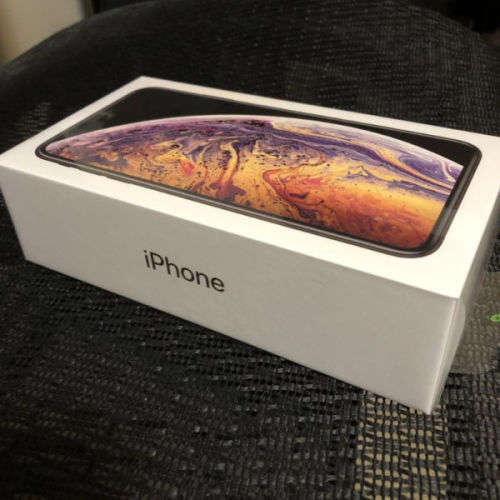 THE NEW 512GB IPHONE XS MAX BRAND NEW SEALED IN THE BOX WITH ACCESSORIES AND WARRANTY
