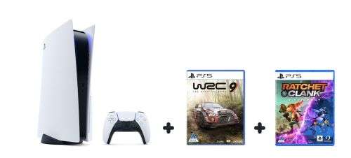 PS 5 Disc Ratchet and Clank: Rift Apart + WRC 9 Bundle Brand New Sealed In The Box