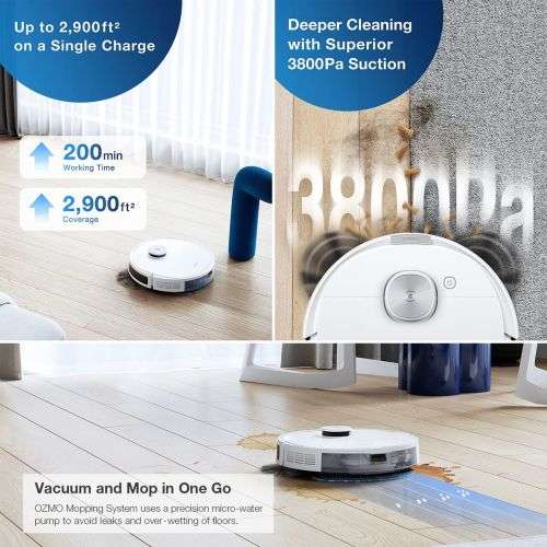 Ecovacs Deebot N10 Robot Vacuum Cleaner Brand New Sealed