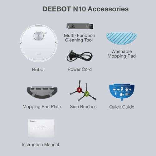 Ecovacs Deebot N10 Robot Vacuum Cleaner Brand New Sealed