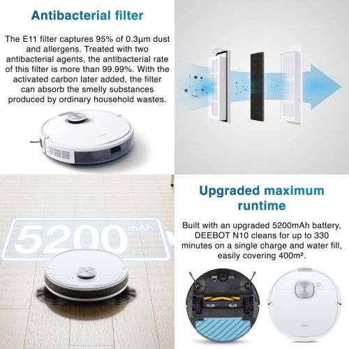 Ecovacs Deebot N10 Robot Vacuum Cleaner Brand New Sealed