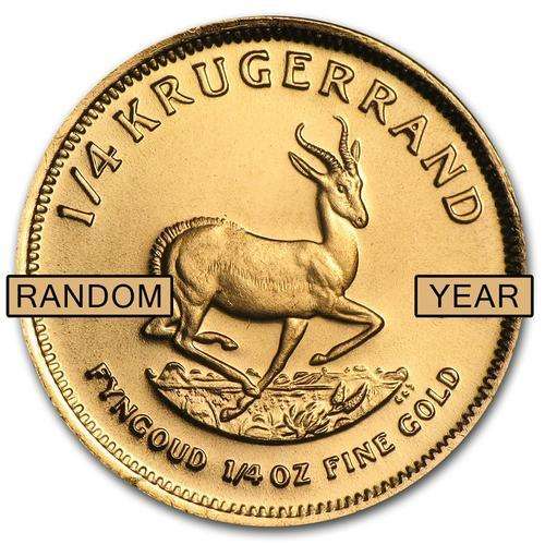 @@ 1/4 oz Mint State GOLD Krugerrands in coin flips @@
