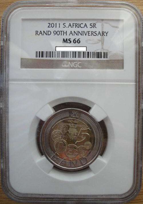 SARB 2011 R5 NGC Graded MS66 - 15 Available @@ Price per coin @@