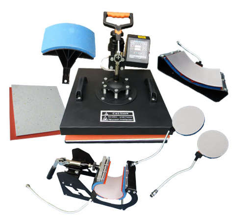 Heat Press with Extended Flat Mugs