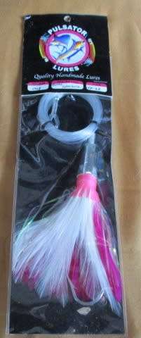 Tuna Feathers Rigged - Pink and White