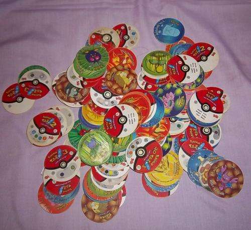 JOB LOT OF POKEMON TAZO'S, 123 PIECES