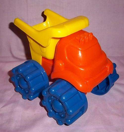 A BIG WHEEL OUTDOOR PLAYING LORRY