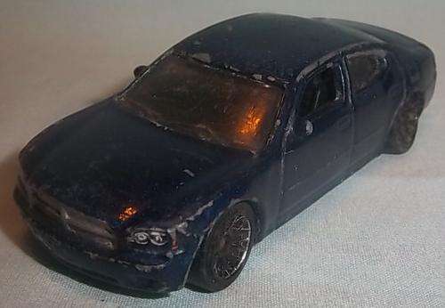 A BLUE DODGE CHARGER BY MATCHBOX 2004, MB676