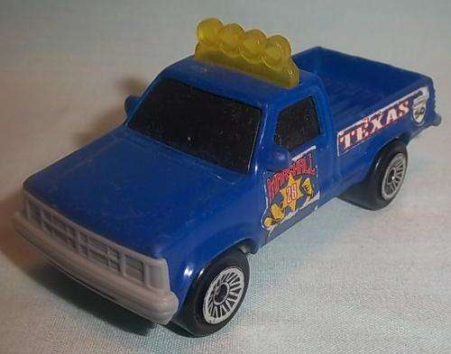 A BLUE DODGE DAKOTA BY MATCHBOX 2002, MADE FOR MCDONALDS