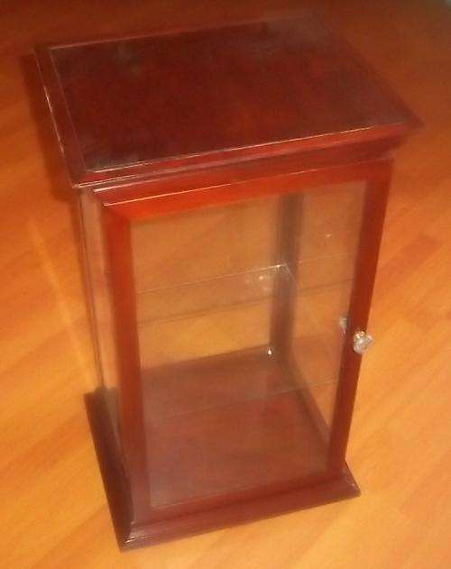 A VERY NICE OREGON DISPLAY CABINET