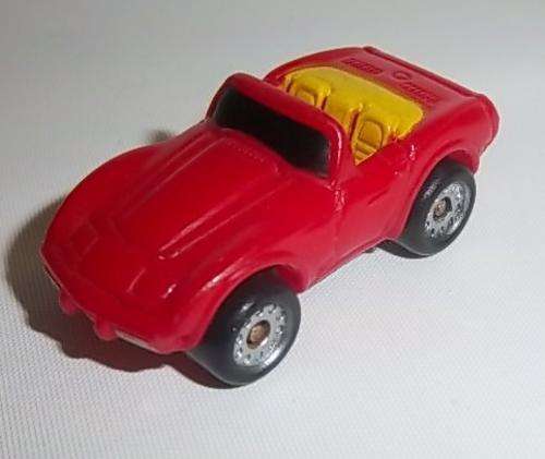 A RED CORVETTE CONVERTIBLE BY MICRO MACHINES