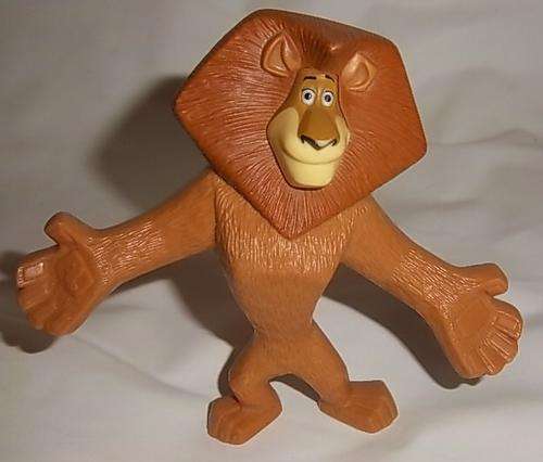 ALEX THE LION FIGURE FROM MADAGASCAR, MADE FOR MCDONALDS