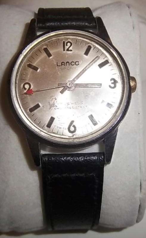 A MECHANICAL MEN'S LANCO WRIST WATCH