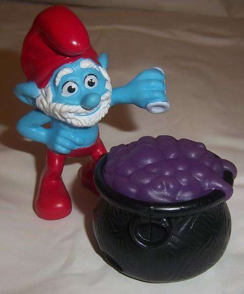 PAPPA SMURF MIXING A POTION, MADE FOR MCDONALDS