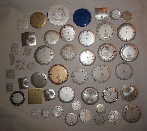 X48 VINTAGE WRISTWATCH DIALS, NEW OLD STOCK