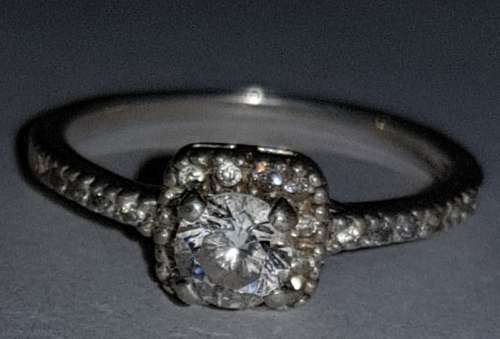 925 Sterling Silver Crystal Stone Ring