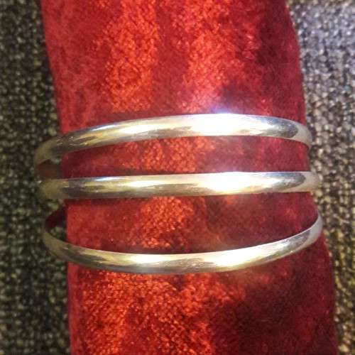 Set of 3x 925 Sterling Silver Bangles