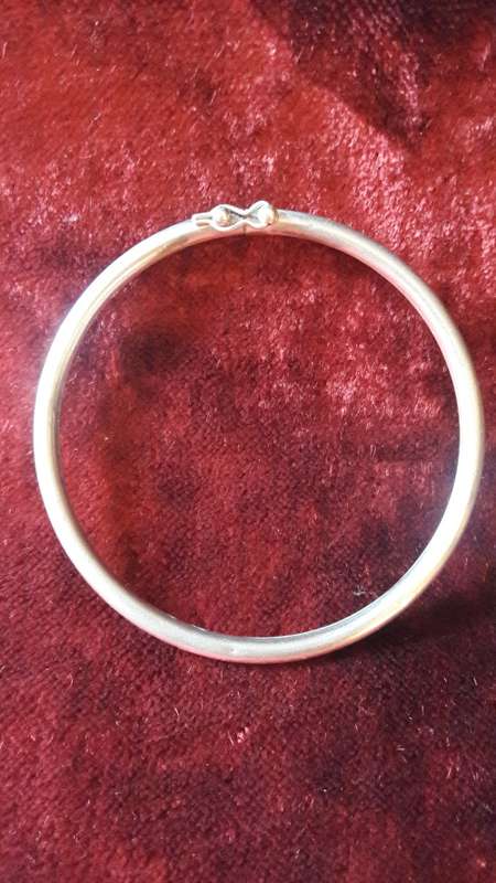 925 Sterling Silver Clip Bangle