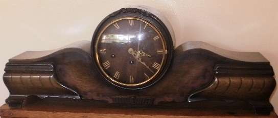 A BIG HERMLE MANTLE CLOCK