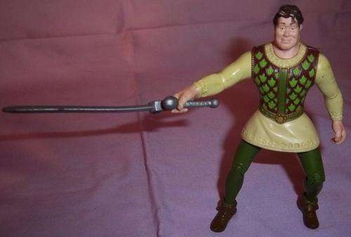 HUMAN FORM SHREK WITH SWORD, NOT MCDONALDS TOY
