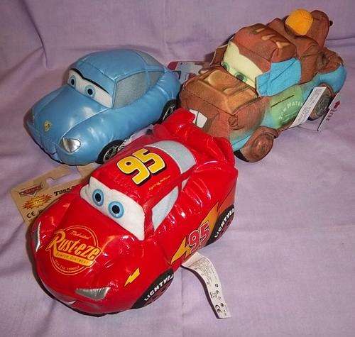 SET X3 SOFT TOY CARS FROM THE MOVIE CARS