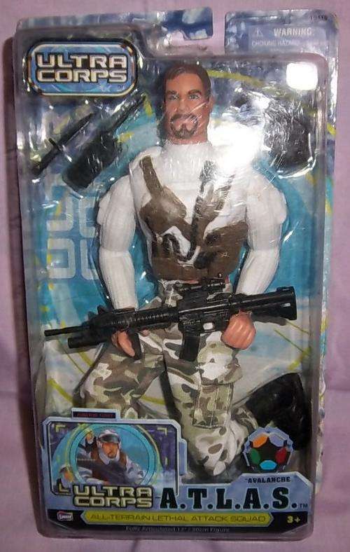 ULTRA CORPS, A.T.L.A.S. ARMY FIGURE BY LANARD TOYS 2006, STILL BOXED