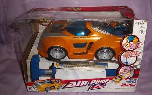 A AIR PUMP RACER CAR, BOXED, PUMP INCLUDED.....BY LANARD TOYS 2008