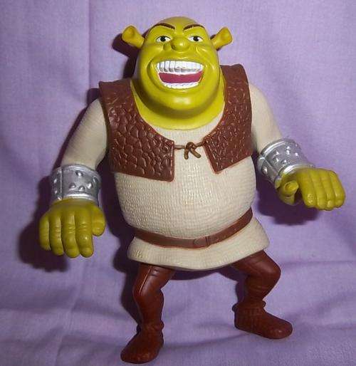 A SHREK FIGURE MADE FOR MCDONALDS