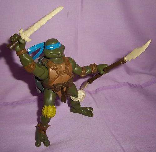 LEONARDO WITH ANCIENT BONE BLADE WEAPONS