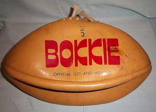 NOW DOESN'T THIS TAKE YOU BACK, A VINTAGE BOKKIE RUGBY BALL