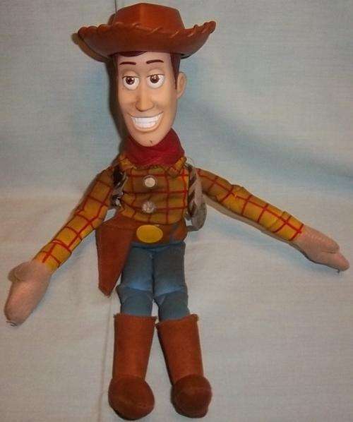 A VINTAGE WOODY FROM TOY STORY FIGURE BY STAR BEAN MATTEL
